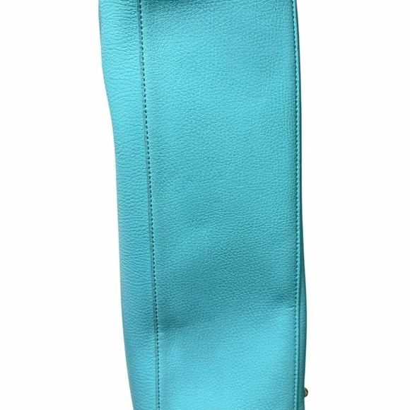 kate spade Turquoise Leather Studded Tote Bag - Picture 5 of 5